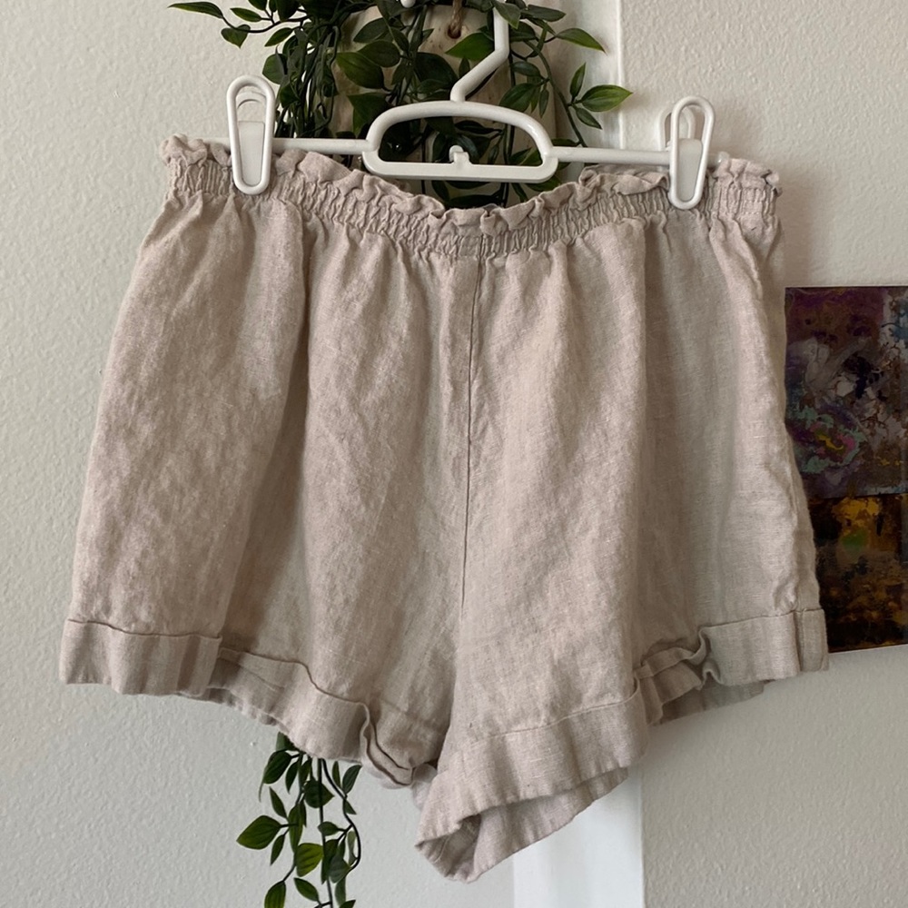 Reformation Linen Shorts